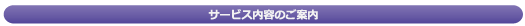サービスのご案内
